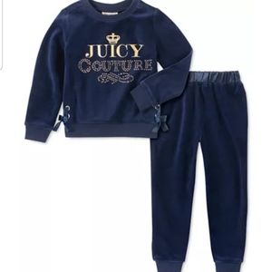 NWT Juicy Velour 2 Piece in Blue 6-9 Months